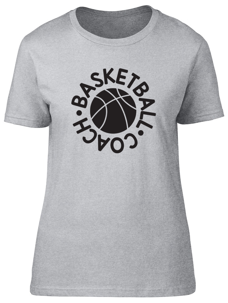 Basketball Coach Womens Ladies Fitted Short Sleeve Tee T-Shirt | eBay