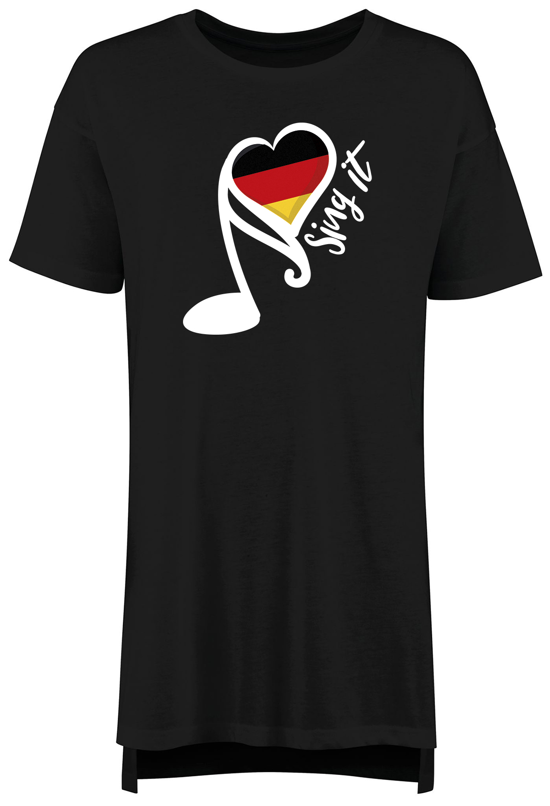 Germany Song Contest Nightie Womens Music Singing Ladies Night Shirt Gift